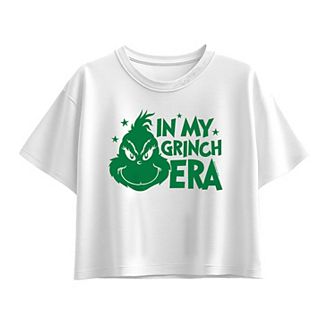 Girls 7-16 Dr. Seuss The Grinch In My Grinch Era Boxy Tee