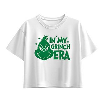 Girls 7-16 Dr. Seuss The Grinch In My Grinch Era Boxy Tee