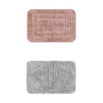 2 Packs Bathroom Rug, Non Slip Soft Bathroom Mats, Quick Dry Anti Skid Bath Rugs 16"x24"/20"x32"