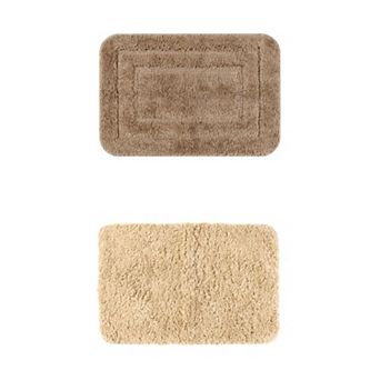 2 Packs Bathroom Rug, Non Slip Soft Bathroom Mats, Quick Dry Anti Skid Bath Rugs 16"x24"/20"x32"