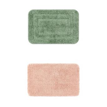 2 Packs Bathroom Rug, Non Slip Soft Bathroom Mats, Quick Dry Anti Skid Bath Rugs 16"x24"/20"x32"