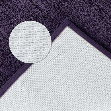 2 Packs Non Slip Bath Mat, Bathroom Absorbent Washable Soft Bath Mat for Shower 24"x35"