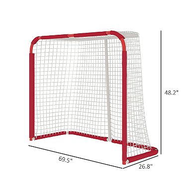 Soozier Soccer Goal, Practice Soccer Goal Net with Steel Frame, PE Mesh
