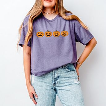 Four Pumpkins - Women's Short Sleeve Graphic T-Shirt