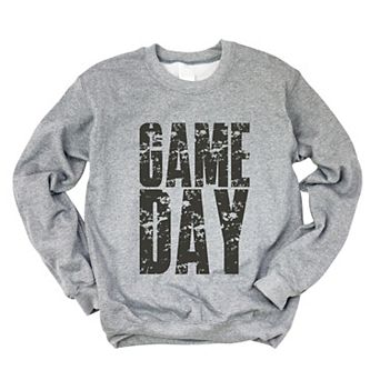 Game Day Block Distressed - Women's Graphic Sweatshirt