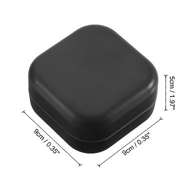 1Pc Wooden Soap Holder, Detachable Self Draining Square Round Angle Soap Dishes with Lid