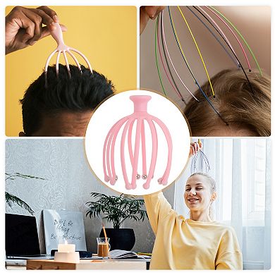 Portable Twelve Claws Head Massager 5.51"x6.69" 1 Pc