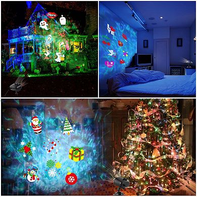 LED Projector Lights with 10 HD Slides Remote Control
