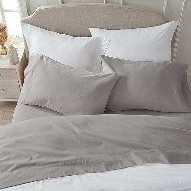 Market & Place Cotton Flannel Solid Sheet Set
