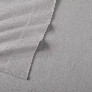 Market & Place Cotton Flannel Solid Sheet Set