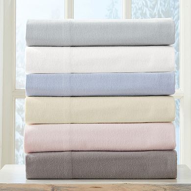 Market & Place Cotton Flannel Solid Sheet Set