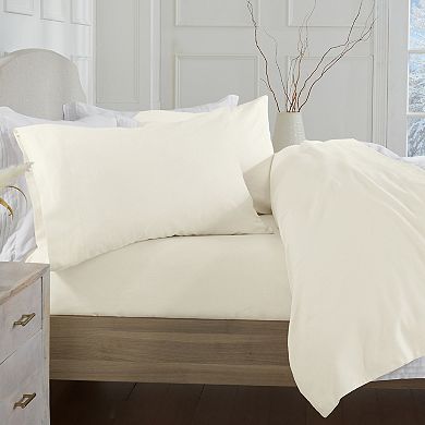 Market & Place Cotton Flannel Solid Sheet Set