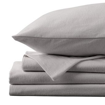 Market & Place Cotton Flannel Solid Sheet Set
