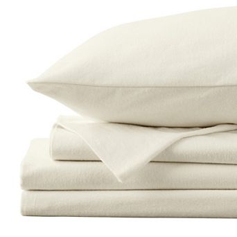 Market & Place Cotton Flannel Solid Sheet Set