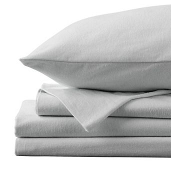 Market & Place Cotton Flannel Solid Sheet Set