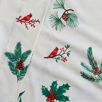 Market & Place Cotton Flannel Printed Sheet Set