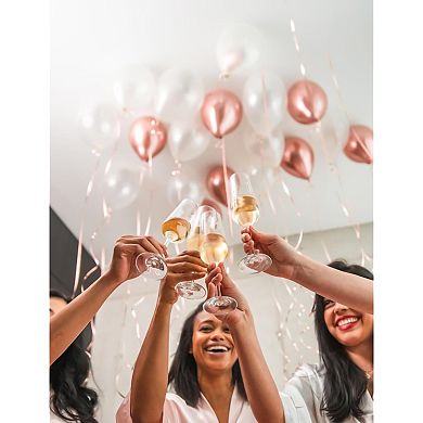 Rose Gold Arch Kit Assorted Balloons for Wedding, Party, Bridal Shower or Elegant Event Decor