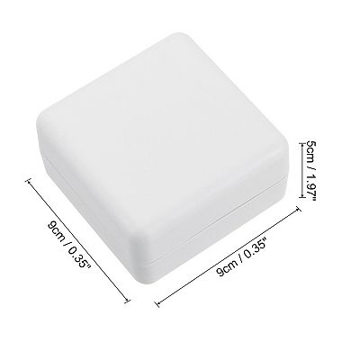 Wooden Soap Holder, Detachable Self Draining Square Right Angle Soap Dishes with Lid