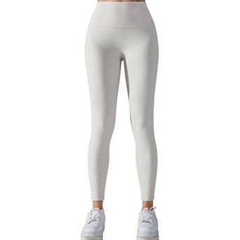 Women's High Waist Seamless Full Length Leggings with Wide Waistband