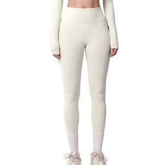Women's High Waist Leggings with Side Pockets and Seamless Stretch Fabric for Everyday Wear