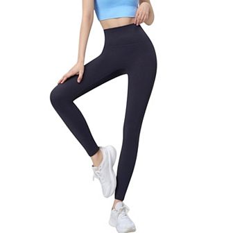 Women's High Waist Full Length Seamless Leggings with Body Contouring Design