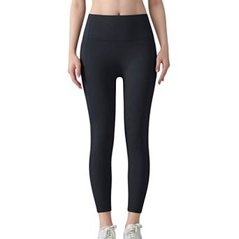 Women's High Waist Leggings with Side Pockets and Seamless Fitted Design for Active and Casual Wear