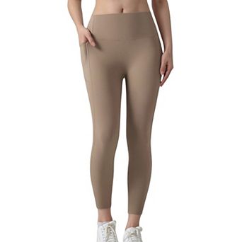 Women's High Waist Leggings with Side Pockets and Seamless Fitted Design for Active and Casual Wear
