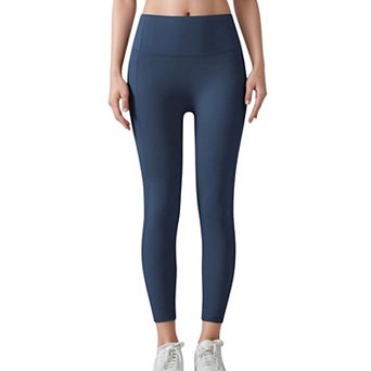 Women's High Waist Leggings with Side Pockets and Seamless Fitted Design for Active and Casual Wear