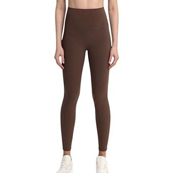 Women's High Waist Full Length Leggings with Wide Waistband