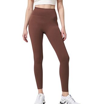 Women's High Waist Full Length Seamless Leggings with Contoured Fit