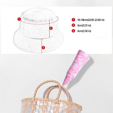 Women's Tie - Dye Bucket Hat - Stylish Summer Sun Hat