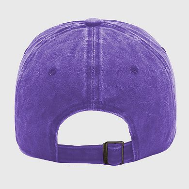 Women's Vintage Washed Baseball Cap with Skateboarding Ghost Embroidery