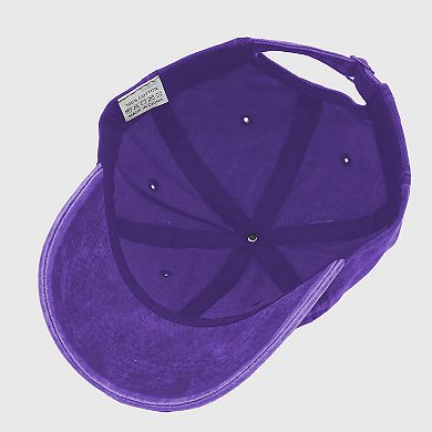 Women's Vintage Washed Baseball Cap with Skateboarding Ghost Embroidery