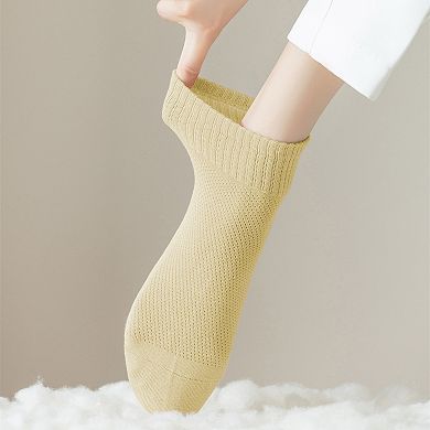 Women's 6pk Breathable Mesh Knit Casual Ankle Socks