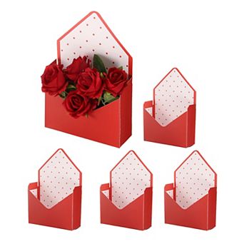 Florist Bouquet Envelope Boxes, 5 Packs Flower Arrangement Box Packaging Gift Paper Boxes