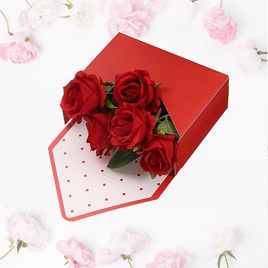 Florist Bouquet Envelope Boxes, 5 Packs Flower Arrangement Box Packaging Gift Paper Boxes