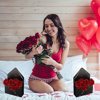 Florist Bouquet Envelope Boxes, 5 Packs Flower Arrangement Box Packaging Gift Paper Boxes
