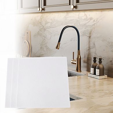 3 Pcs Women Convenient Dishwashing Brush for Home 11.81"x11.81" White