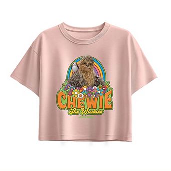 Girls 7-16 Star Wars Retro Chewie Boxy Tee