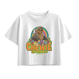 Girls 7-16 Star Wars Retro Chewie Boxy Tee