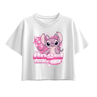 Girls 7-16 Disney's Lilo & Stitch Angel Boxy Tee