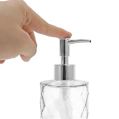 Durable Diamond-shaped Soap Dispenser 11.16oz 1 Pc