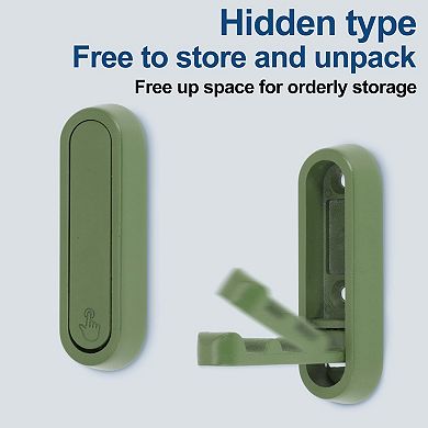 Foldable Wall Hook, 90° Foldable Coat Hook, Wall Mount Invisible Folding Hook, Bathroom Coat Hook