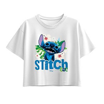 Girls 7-16 Disney's Lilo & Stitch 626 Floral Boxy Tee