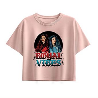 Girls 7-16 Disney's Descendants 4 Royal Vibes Boxy Tee