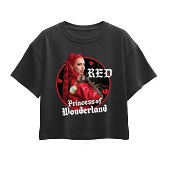 Girls 7-16 Disney's Descendants 4 Red Princess of Wonderland Boxy Tee