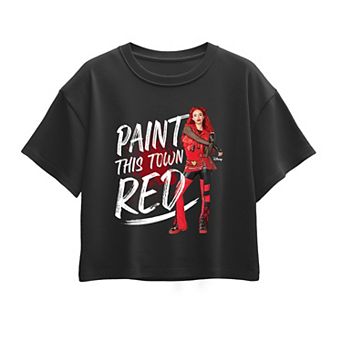 Girls 7-16 Disney's Descendants 4 Paint This Town Red Boxy Tee