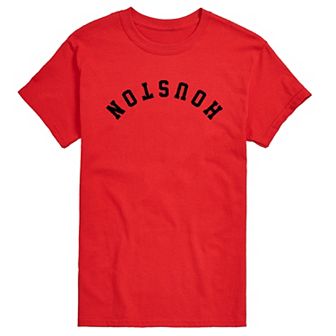 Big & Tall Men's Houston Upside Down Graphic Tee