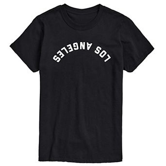 Big & Tall Men's Los Angeles Upside Down Graphic Tee