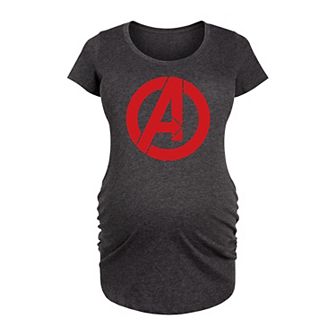 Maternity Marvel Avengers Logo Graphic Tee